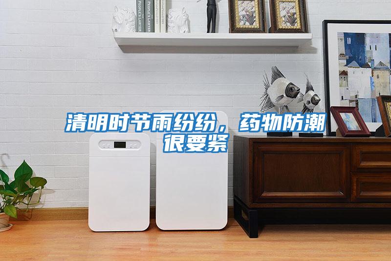 清明時節雨紛紛，藥物防潮很要緊