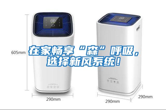 在家暢享“森”呼吸，選擇新風(fēng)系統(tǒng)！