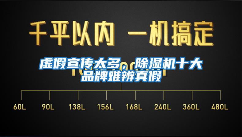 虛假宣傳太多，除濕機十大品牌難辨真假