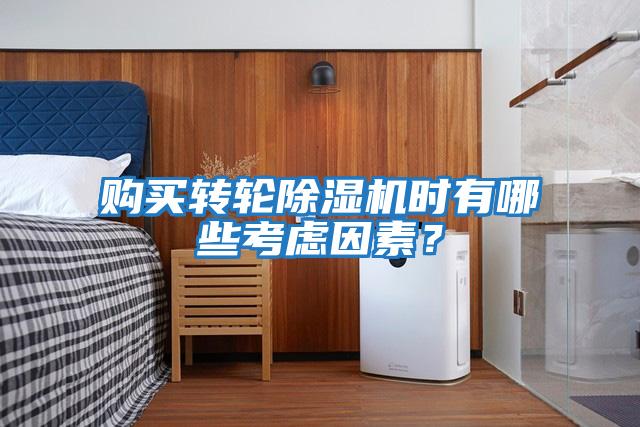 購(gòu)買轉(zhuǎn)輪除濕機(jī)時(shí)有哪些考慮因素?