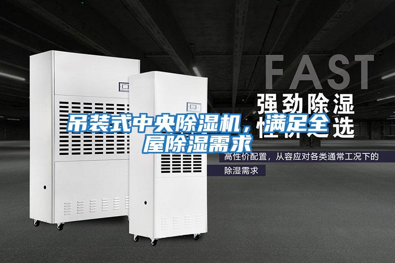 吊裝式中央除濕機，滿足全屋除濕需求