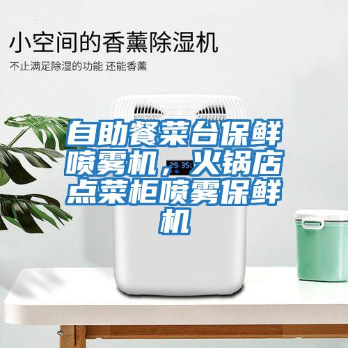 自助餐菜臺(tái)保鮮噴霧機(jī),火鍋店點(diǎn)菜柜噴霧保鮮機(jī)