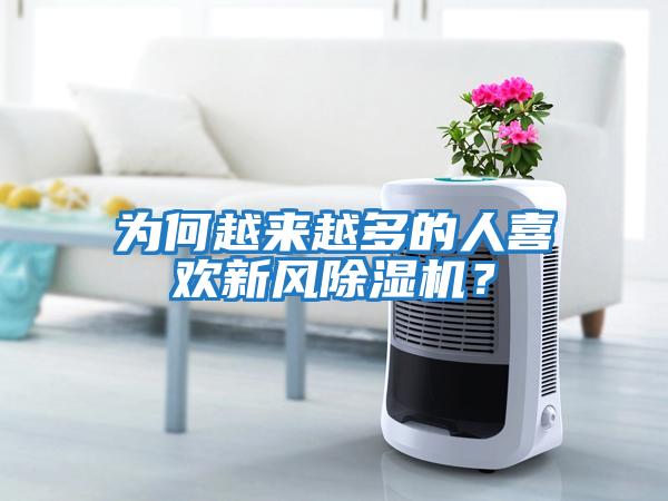 為何越來越多的人喜歡新風除濕機？