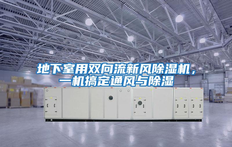 地下室用雙向流新風除濕機，一機搞定通風與除濕