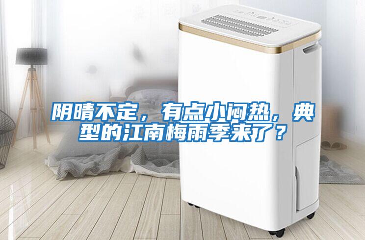 陰晴不定,有點小悶熱,典型的江南梅雨季來了?