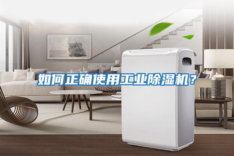 如何正確使用工業除濕機？