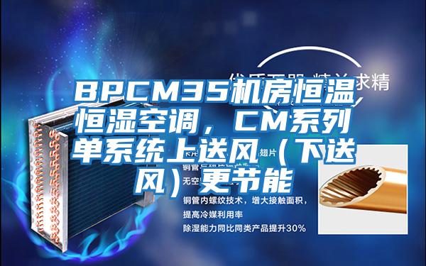 BPCM35機房恒溫恒濕空調，CM系列單系統上送風（下送風）更節能