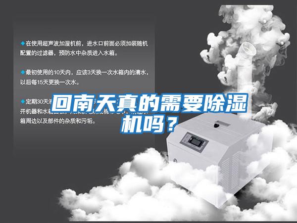 回南天真的需要除濕機嗎？
