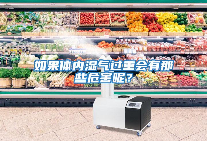 如果體內濕氣過重會有那些危害呢？