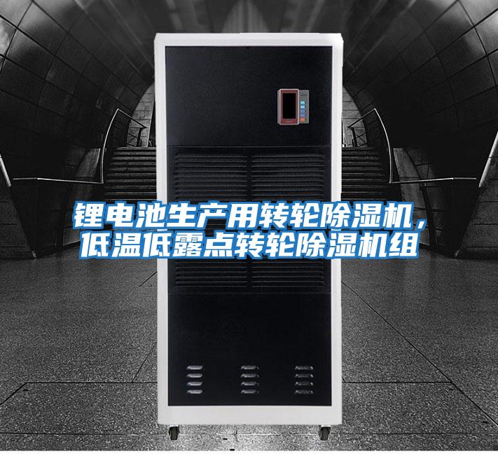 鋰電池生產用轉輪除濕機，低溫低露點轉輪除濕機組