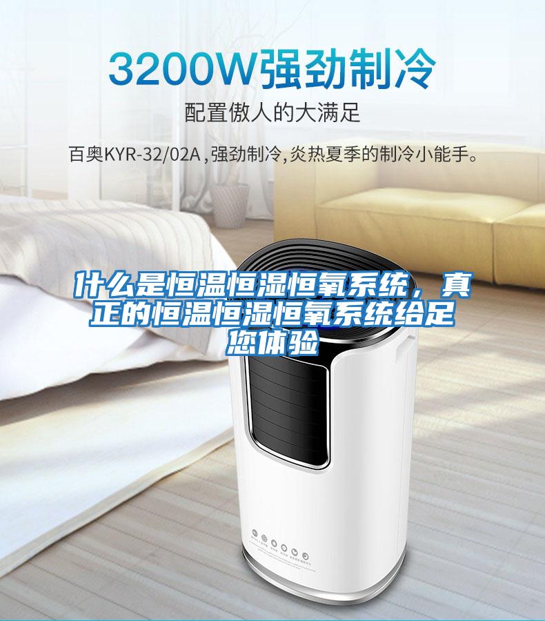 什么是恒溫恒濕恒氧系統(tǒng)，真正的恒溫恒濕恒氧系統(tǒng)給足您體驗(yàn)