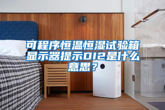 可程序恒溫恒濕試驗箱顯示器提示DI2是什么意思？