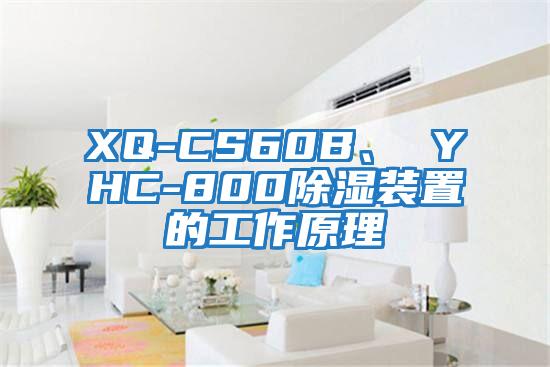 XQ-CS60B、 YHC-800除濕裝置的工作原理