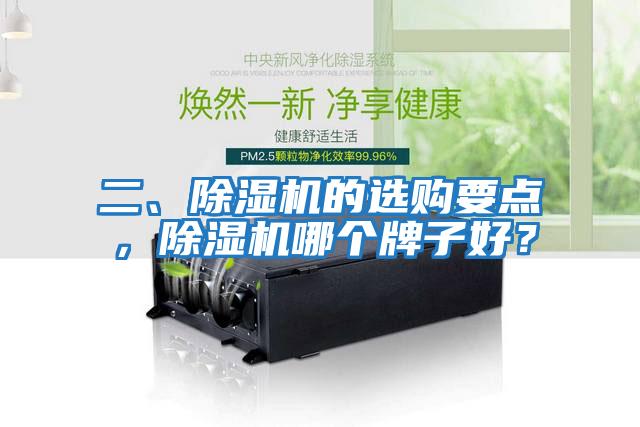 二、除濕機(jī)的選購要點(diǎn)，除濕機(jī)哪個牌子好？