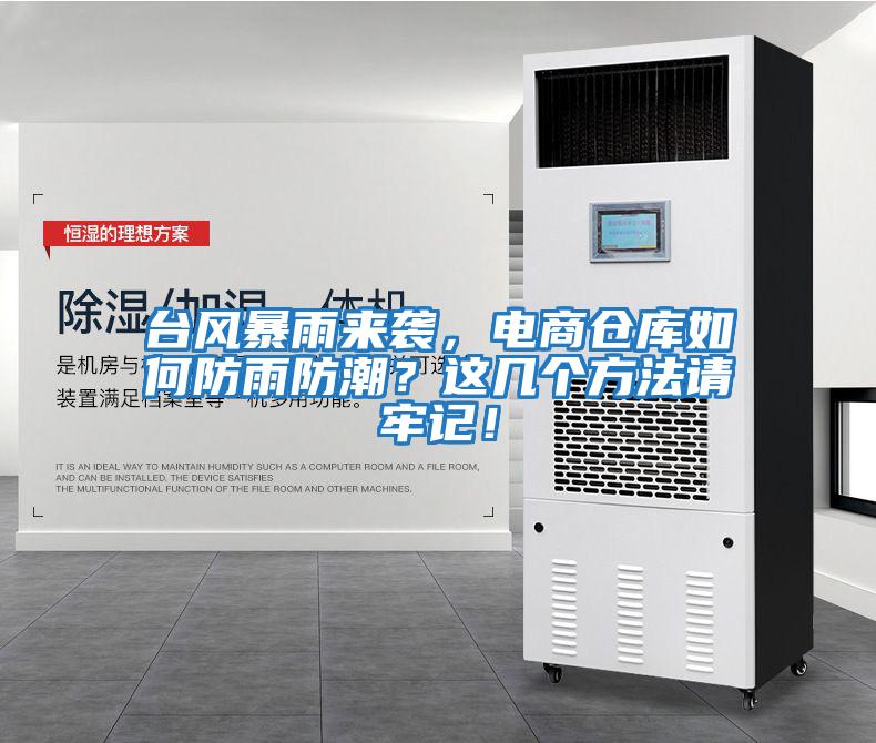 臺風暴雨來襲，電商倉庫如何防雨防潮？這幾個方法請牢記！