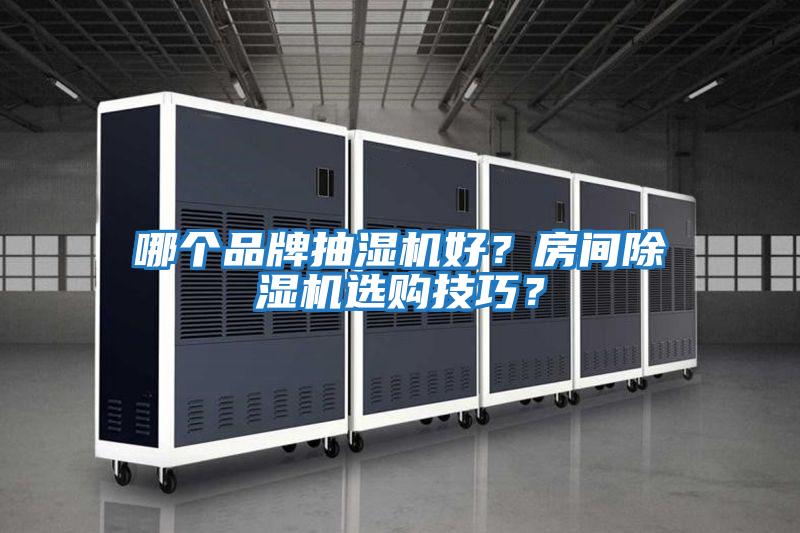 哪個品牌抽濕機好？房間除濕機選購技巧？