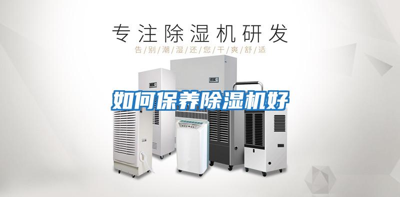 如何保養除濕機好