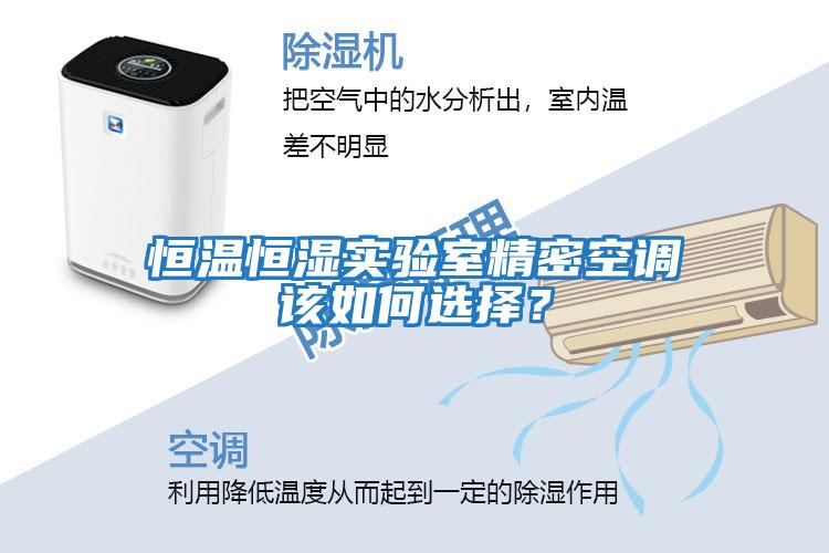 恒溫恒濕實驗室精密空調該如何選擇？