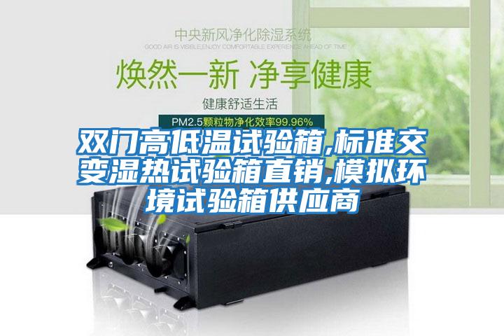 雙門高低溫試驗箱,標(biāo)準(zhǔn)交變濕熱試驗箱直銷,模擬環(huán)境試驗箱供應(yīng)商