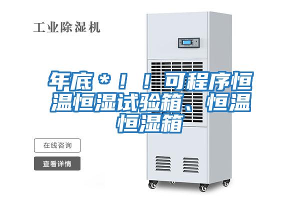 年底＊??！可程序恒溫恒濕試驗箱、恒溫恒濕箱