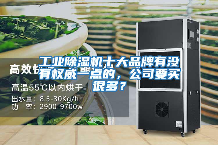工業(yè)除濕機十大品牌有沒有權(quán)威一點的，公司要買很多？