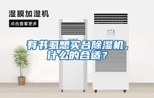 有書虱想買臺除濕機，什么的合適？