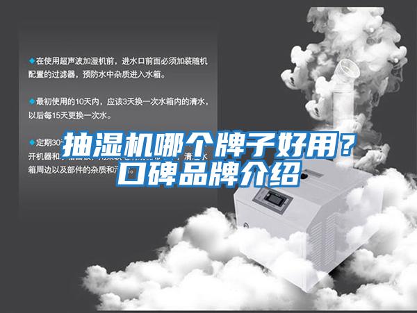 抽濕機(jī)哪個牌子好用？口碑品牌介紹