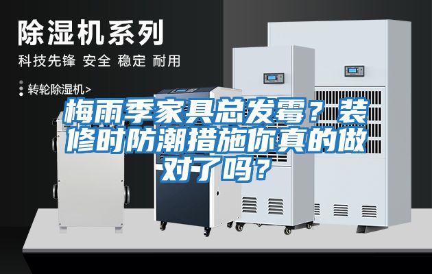 梅雨季家具總發霉？裝修時防潮措施你真的做對了嗎？