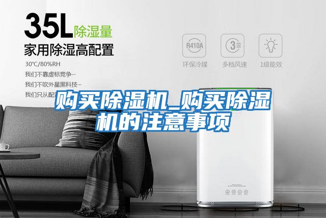 購(gòu)買除濕機(jī)_購(gòu)買除濕機(jī)的注意事項(xiàng)