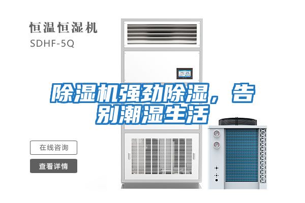 除濕機強勁除濕，告別潮濕生活